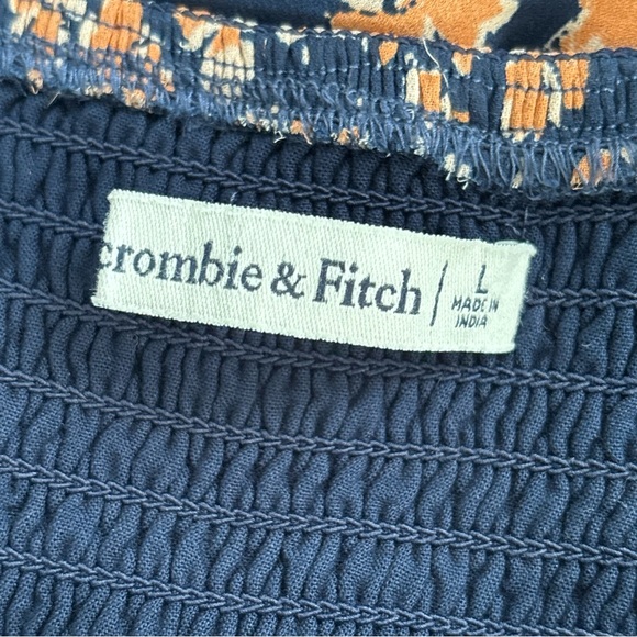 Abercrombie & Fitch Floral Tiered Smocked Mini Dress fits Medium to Large * D3 - Picture 14 of 16